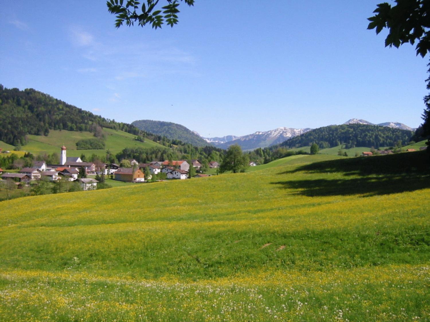 Ferienwohnungen Pension Sonnblick Krumbach  Dış mekan fotoğraf